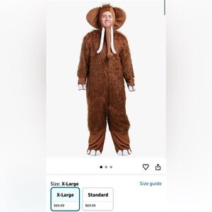 Adult Mammoth Costume - XL